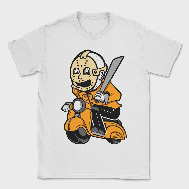 Jason On Scooter, Tricou Barbati (Unisex)