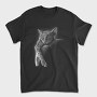 Sleeping Cat Moon, Tricou Barbati (Unisex)