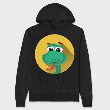 Snake Tongue Out, Hanorac Oversize Barbati (Unisex)
