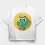 Snake Tongue Out, Tricou Oversize Barbati (Unisex)