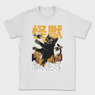 Kaiju Cat, Tricou Barbati (Unisex)