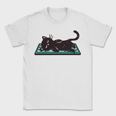 Keyboard Kitty, Tricou Barbati (Unisex)