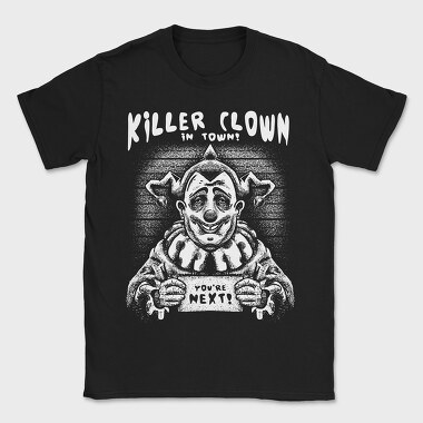 Killer Clown in Town, Tricou Barbati (Unisex)