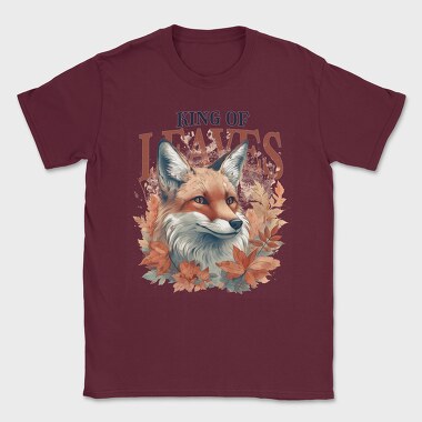 King of Leaves Fox, Tricou Barbati (Unisex)