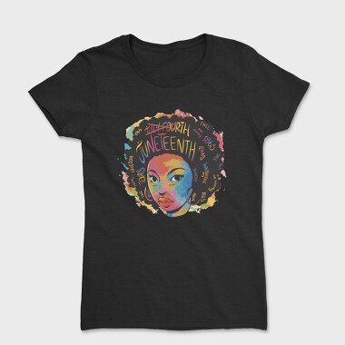 Juneteenth Tie Dye, Tricou Femei