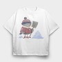 Snowbird Shovel, Tricou Oversize Barbati (Unisex)