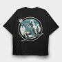 Snowboard Jump, Tricou Oversize Barbati (Unisex)