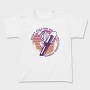 Snowboard Retro Sunset, Tricou Copii
