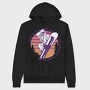 Snowboard Retro Sunset, Hanorac Oversize Barbati (Unisex)