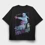 Snowboarding Sport Athlete Snow And Mountain, Tricou Oversize Barbati (Unisex)
