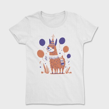 Birthday Llama, Tricou Femei