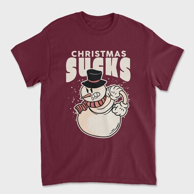 Christmas Sucks Snowman, Tricou Barbati (Unisex)