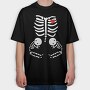 Heart Dots Love, Tricou Oversize Barbati (Unisex)