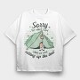 Sorry Camping Tent Quote For What I Said, Tricou Oversize Barbati (Unisex)