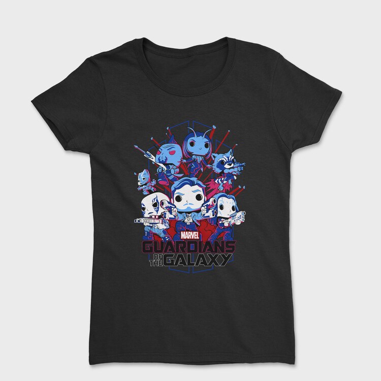Guardians Of The Galaxy Pop Art, Tricou Femei