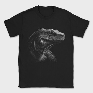Komodo Dragon Monochrome, Tricou Barbati (Unisex)