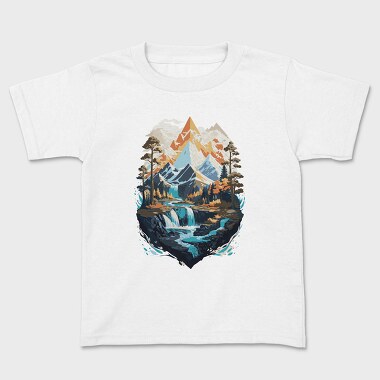 Landscape Winter, Tricou Copii