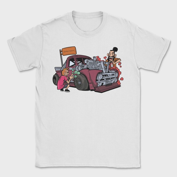 Hot Rod Garage, Tricou Barbati (Unisex)