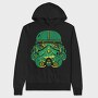 Helmeted X, Hanorac Oversize Barbati (Unisex)