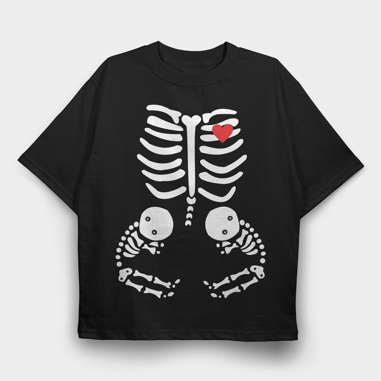 Heart Dots Love, Tricou Oversize Barbati (Unisex)