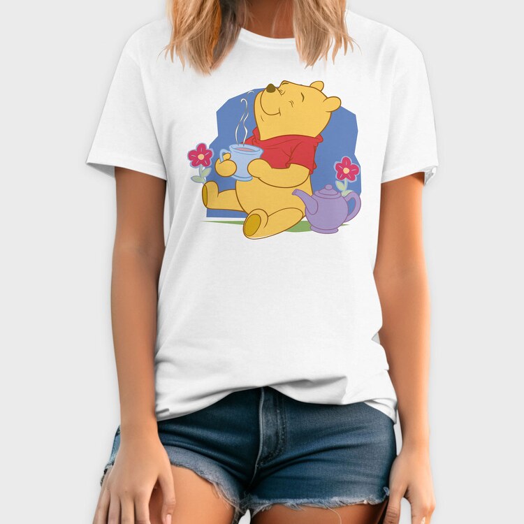 Cartoon Retro Winnie the Pooh 6, Tricou Barbati (Unisex)