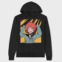 Happy Girl Scream, Hanorac Oversize Barbati (Unisex)