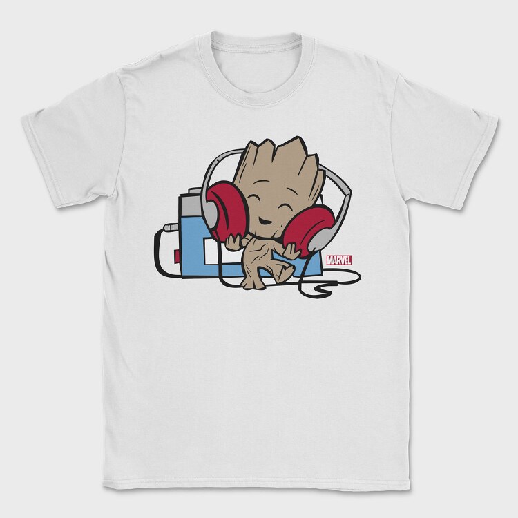 Groot Music Lover, Tricou Barbati (Unisex)