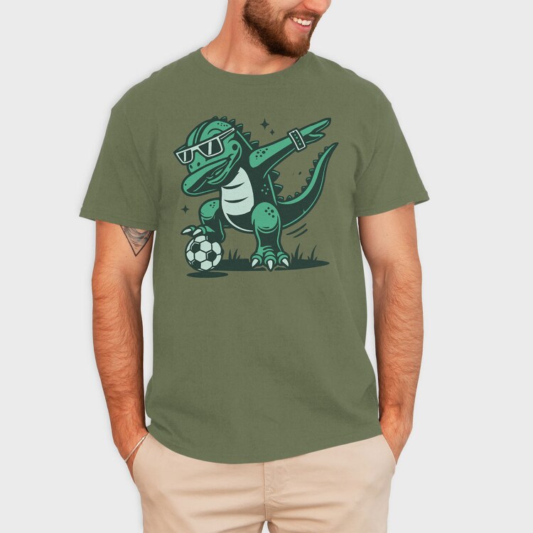 Dabbing Trex, Tricou Barbati (Unisex)