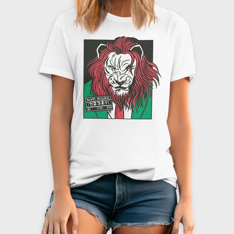 Lion Cartoon, Tricou Barbati (Unisex)