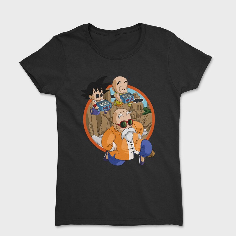 Goku Krillin Milk, Tricou Femei