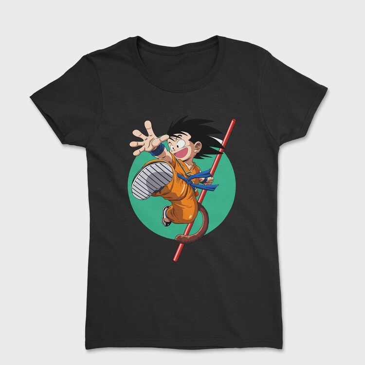 Goku Flying Kick, Tricou Femei