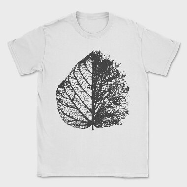Leave Skeleton and Bare Tree, Tricou Barbati (Unisex)