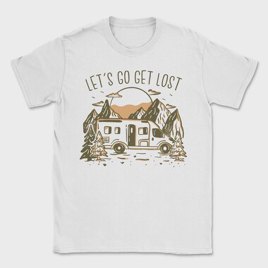 Lets Get Lost Van, Tricou Barbati (Unisex)