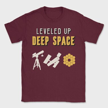 Leveled Up Telescopes, Tricou Barbati (Unisex)
