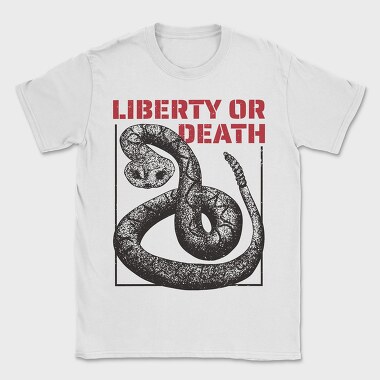 Liberty or Death Snake, Tricou Barbati (Unisex)