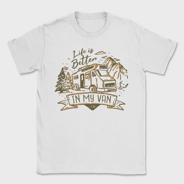 Life Is Better in My Van, Tricou Barbati (Unisex)