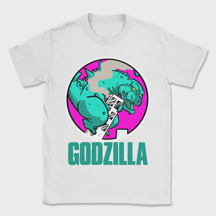 Godzilla Neon, Tricou Barbati (Unisex)