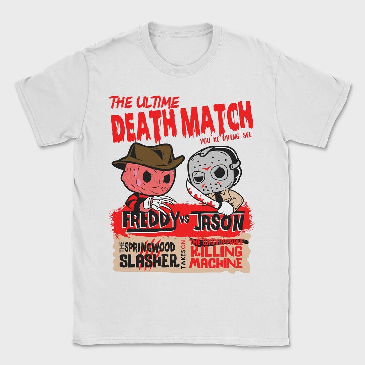 Freddy Vs Jason Slasher, Tricou Barbati (Unisex)
