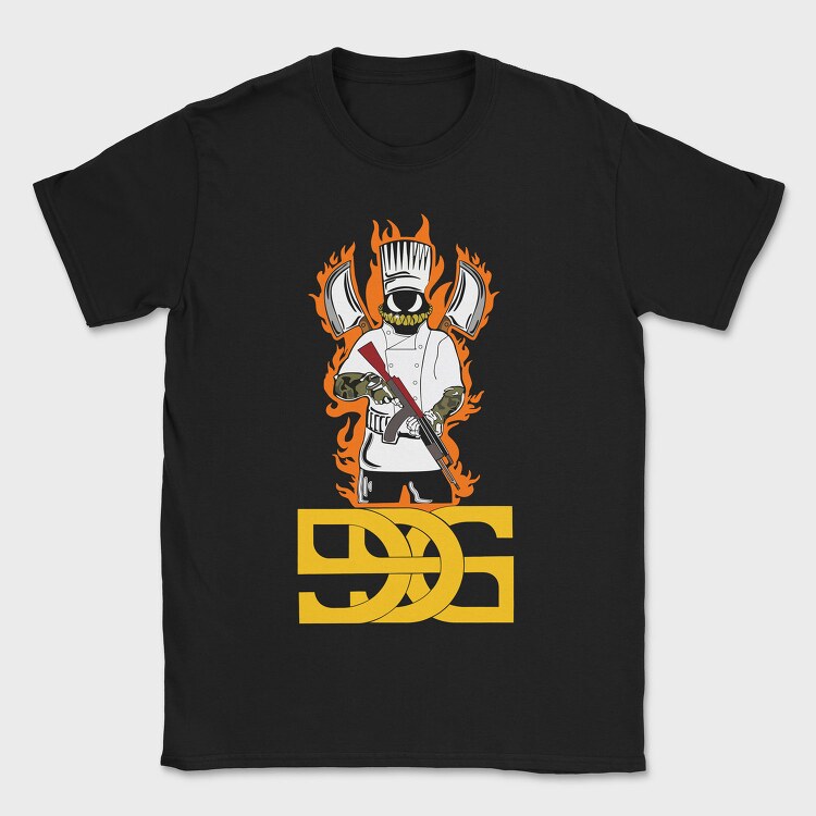 Flame Chef, Tricou Barbati (Unisex)