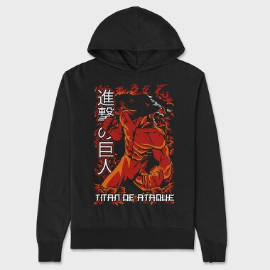 Fire Giant, Hanorac Oversize Barbati (Unisex)
