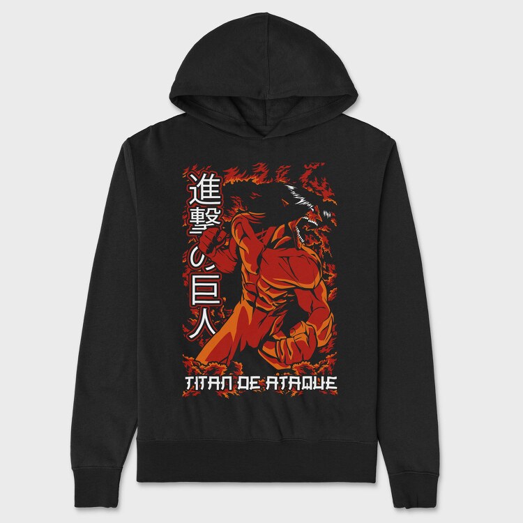 Fire Giant, Hanorac Oversize Barbati (Unisex)