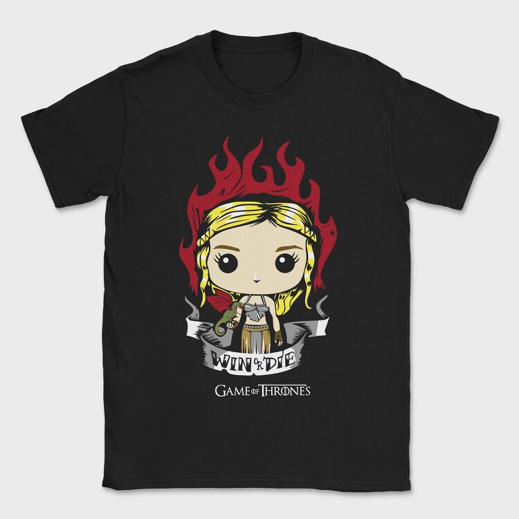 Fire Dragon Chibi, Tricou Barbati (Unisex)