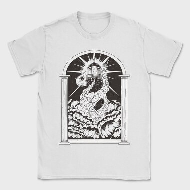 Lighthouse Kraken, Tricou Barbati (Unisex)