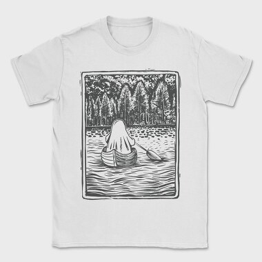 Lino Art Ghost Boat, Tricou Barbati (Unisex)