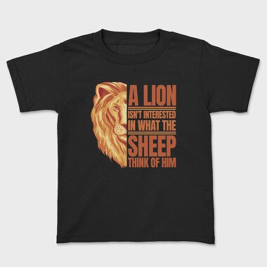Lion Quote, Tricou Copii