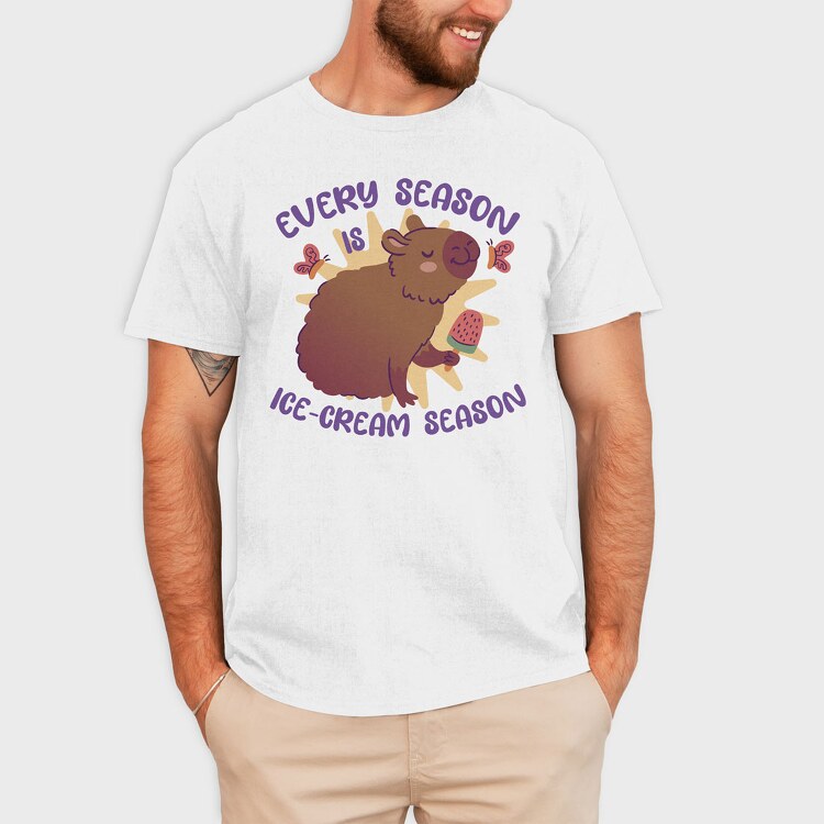 Every Season Icecream, Tricou Barbati (Unisex)