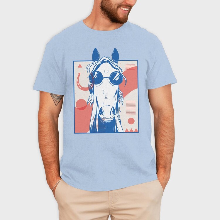 Cool Horse, Tricou Barbati (Unisex)