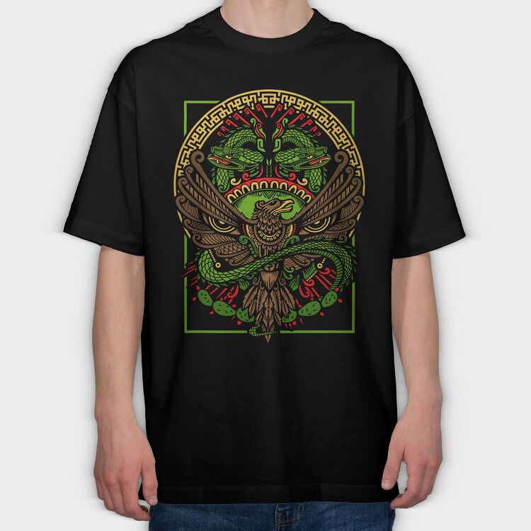 Eagle Spirit Dance, Tricou Oversize Barbati (Unisex)