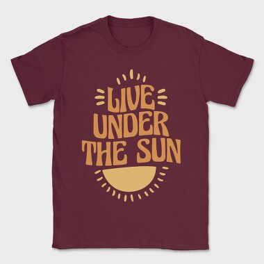 Live Under the Sun, Tricou Barbati (Unisex)