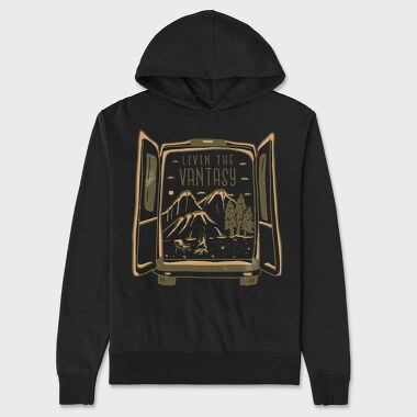 Livin the Vantasy, Hanorac Oversize Barbati (Unisex)